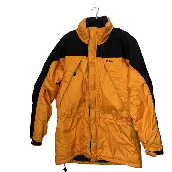 L.L. Bean Other - Vintage L.L. Bean Yellow Black Colorblock Ski Snowboarding Jacket Mens Sz Tall L